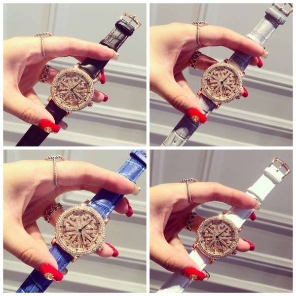 新品★アンコキーヌ・ブリラミコ好きに★ぐるぐる時計【7】