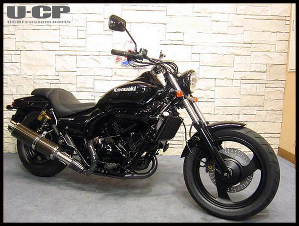 カワサキ エリミネーター250V スリップオンカーボンマフラー 美しかっ U-CP