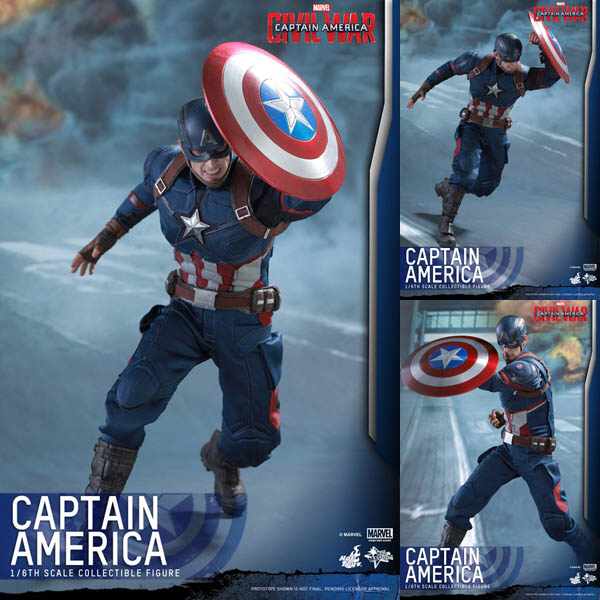 新品 ホットトイズ シビル・ウォー キャプテン・アメリカ ①