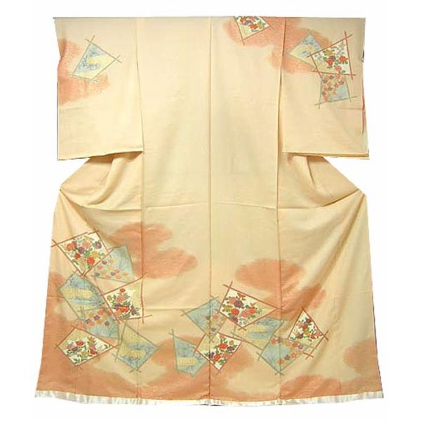 【人気SALE，格安】 激安 9035 京友禅正絹訪問着 掲載 未仕立品(未仕立て)｜売買されたオークション情報、yahooの商品情報をアーカイブ公開 - オークファン 未仕立て