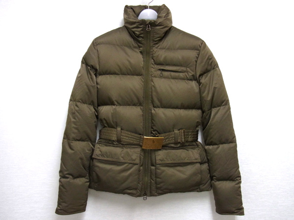 美品ラルフローレン●レディース ダウンジャケット カーキ5108f