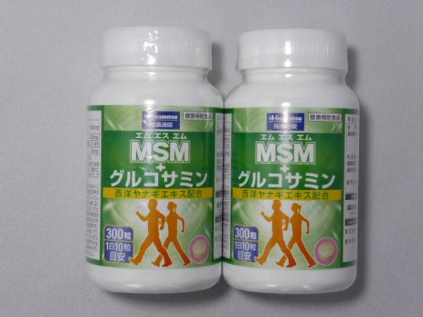 ★新品未開封★ 久光製薬 MSM＋グルコサミン 300粒×2個