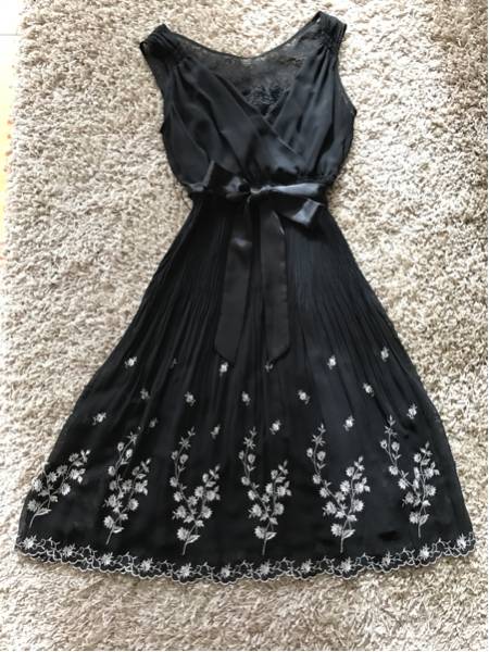 レストローズ カシュクールシフォンワンピ