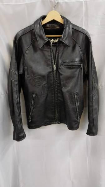 Schott ショット レザージャケット ブラック 38(M)