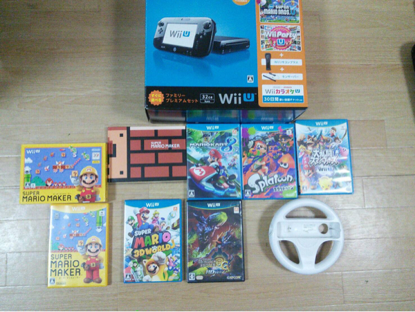 WiiU ファミリープレミアムセットkuro32GB 豪華セット