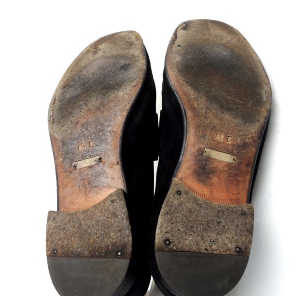 グッチ ローファー #43 シューズ スエード メンズ