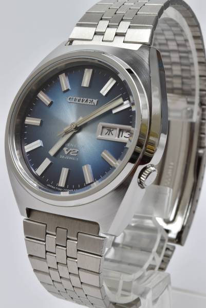 珍品７０年代シチズン高級機セブンスターV2 ２２石自動巻未使用