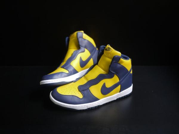 ☆NIKE LAB x sacai DUNK LUX ナイキ ダンク 紺黄 (24.5cm) 3564