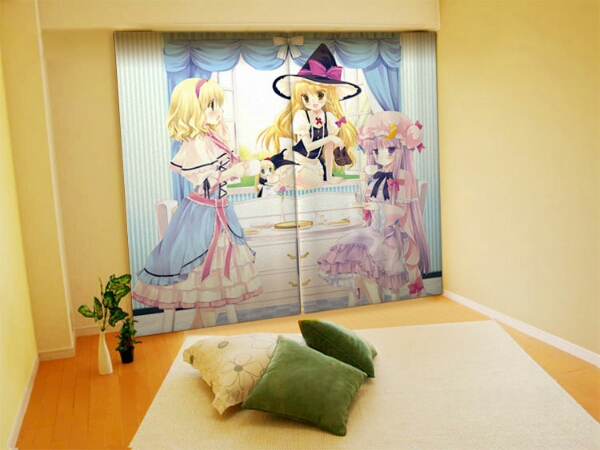 カーテン魂　東方Project　ミヤスリサ先生　タッセルサイン入り