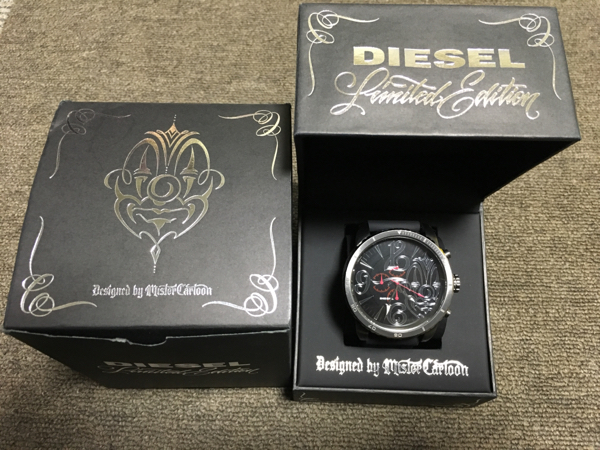 腕時計 ディーゼル mr cartoon DIESEL × MR.CARTOON コラボ時計 （世界