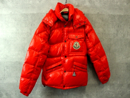 中古品 MONCLER SALE K2 ダウンジャケット レッド