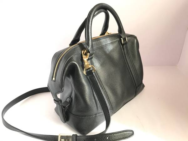 TORY BURCH トリーバーチ 2WAYバッグ 黒レザー 美品 C (やや傷や TORY BURCH トリーバーチ 2WAYバッグ 黒レザー 美品 C (やや傷や