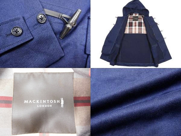 □8.5万 上品 MACKINTOSH LONDON シャリ感 ダッフルコート L