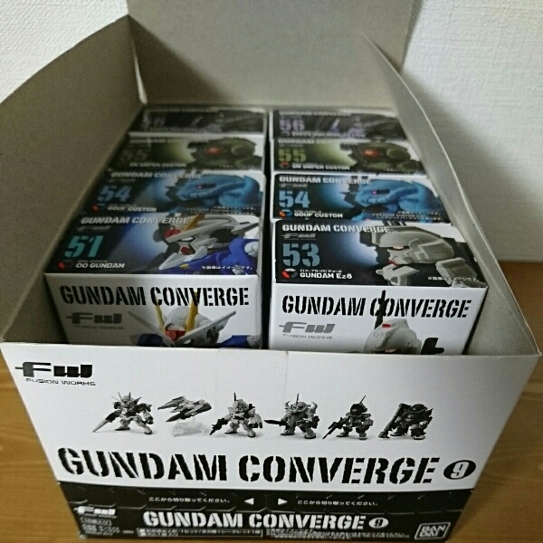 未開封 gundam converge9 8体セット 大箱付 ガンダム コンバージ