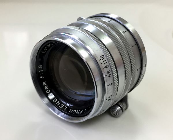 1円~CANON LENS 50mm f:1.8 Lマウント 中古品 Canon LENS 50mm F1