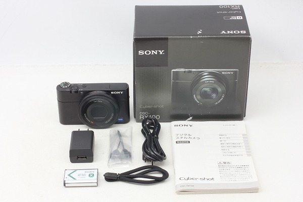 ■美品 SONY ソニー cyber-shot DSC-RX100 元箱付属品付 ◇超極上美品◇ソニー Sony DSC-RX100 付属品完備 元箱付◇9889 SONY