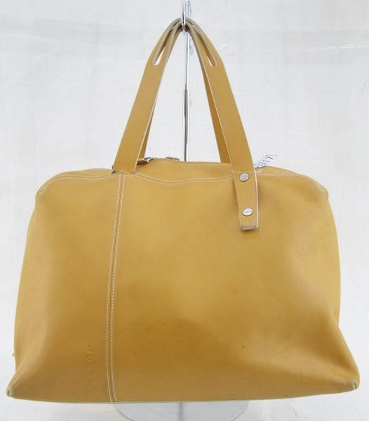 虫めがね様　1剤10本 LOEWE ロエベ レザー ハンドバッグ キャメル *60317