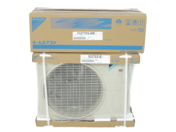 未使用 DAIKIN ルーム エアコン F22TTES-W R22TES 楽直Y2219565 