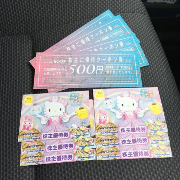 サンリオピューロランド 株主優待券(送料込)