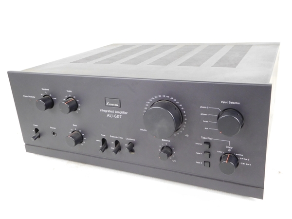 ジャンク サンスイ Sansui AU-607 メインアンプ 音響 K2213210