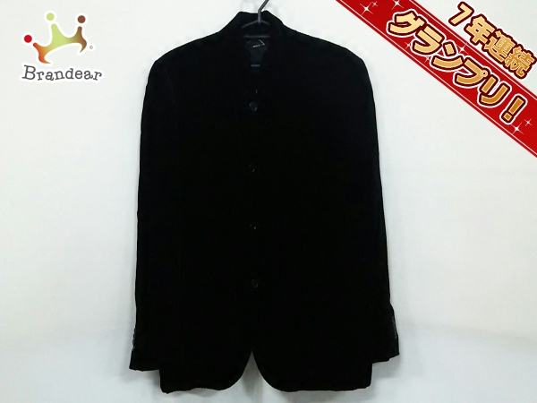 ジョルジオアルマーニ ジャケット メンズ 美品 黒 GIORGIOARMANI