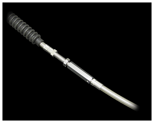 ハーレ 62in クラッチケーブル ステンメッシュ 5速 BT用 クラッチ