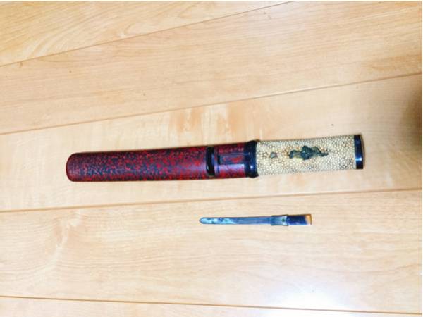 短刀 | 銘 無銘 [大和企画]ナイフ、クロスボウ 懐剣(江拵)刀袋付