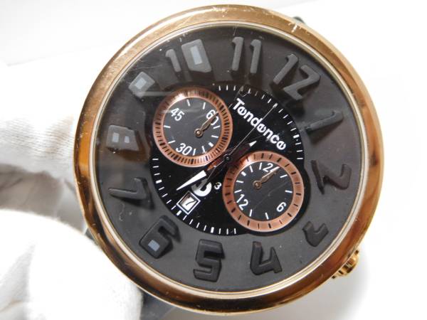 テンデンス Tendence クレイジー CRAZY 腕時計 新品 オレンジ青