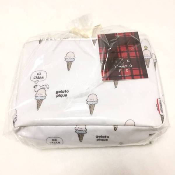 gelato 正規店購入☆ジェラートピケ×スヌーピー☆おむつポーチ pique