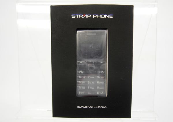 【開封済】ABIT WILLCOM STRAP PHONE WX06A ブラック　未使用品