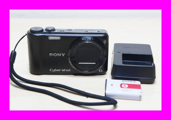 ★人気 美品 光学10倍 SONY サイバーショット DSC-HX5 黒 Q