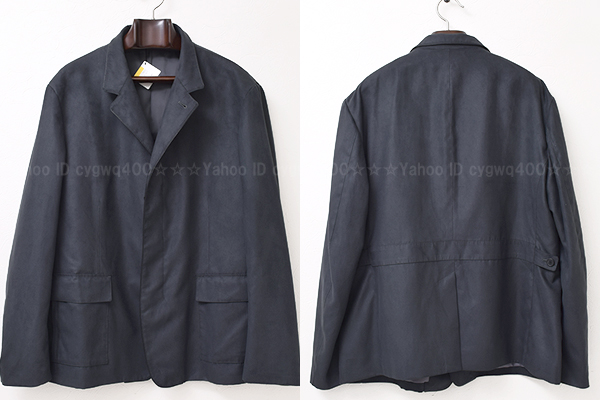 y975新品4.5万 カルバンクライン 比翼チェスターコート4L 灰