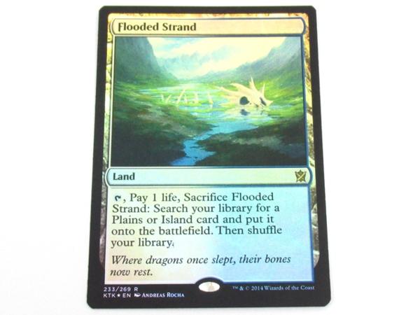 MTG 溢れかえる岸辺⁄Flooded Strand KTK⁄Foil⁄英語 □U2476