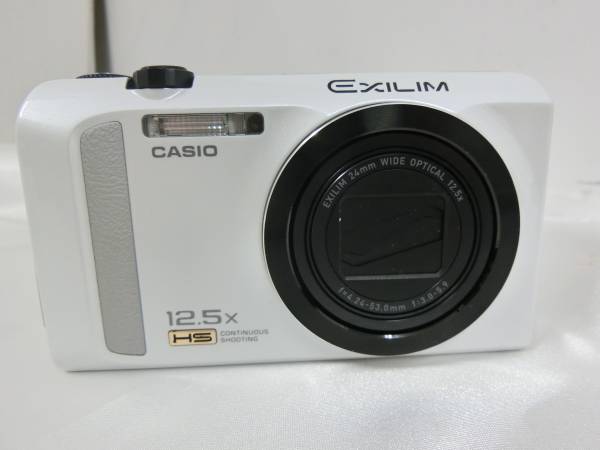 CASIO EXILIM EX-ZR200 ホワイト 純正充電器・SDカード付き Amazon.com
