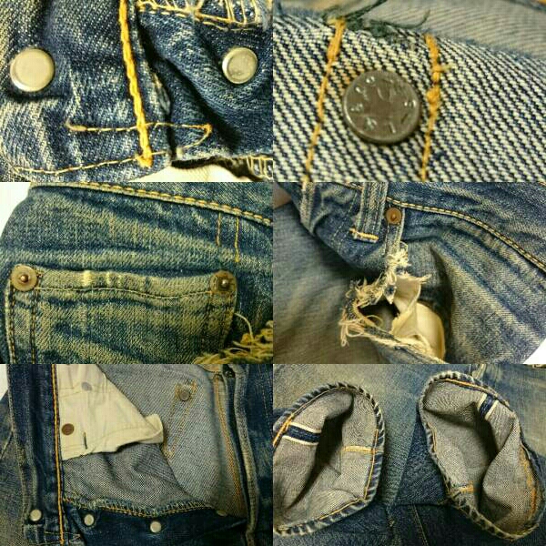 リーバイス Levis 501XX 片面 革パッチ ビンテージ オリジナル 47501 
