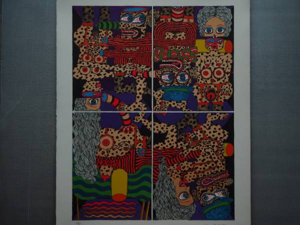 FUMA CONTEMPORARY TOKYO , BUNKYO ART｜ARTISTS｜KEI HIRAGA 平賀敬 平賀敬　KEY HIRAGA litogrph 巴里エロチカ　其の弐　真作補償