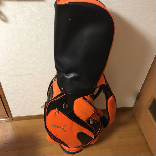 PUMA キャディバッグ ゴルフ PUMA⁄プーマ エナメルキャディバッグ9型