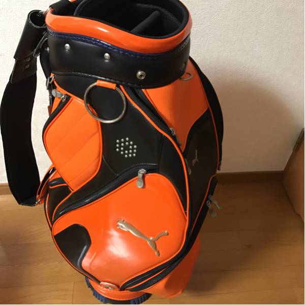 PUMA キャディバッグ ゴルフ PUMA⁄プーマ エナメルキャディバッグ9型