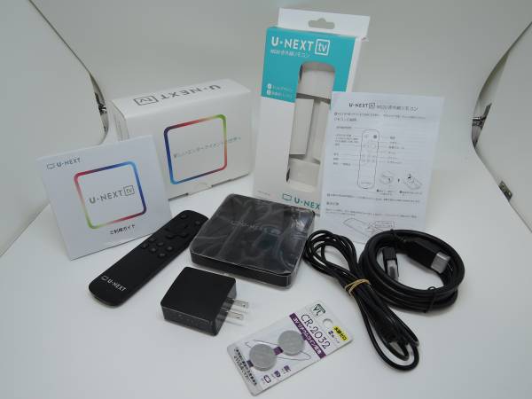 U-NEXT TV★MediaQ M220 別売り 赤外線リモコン付き★中古 515