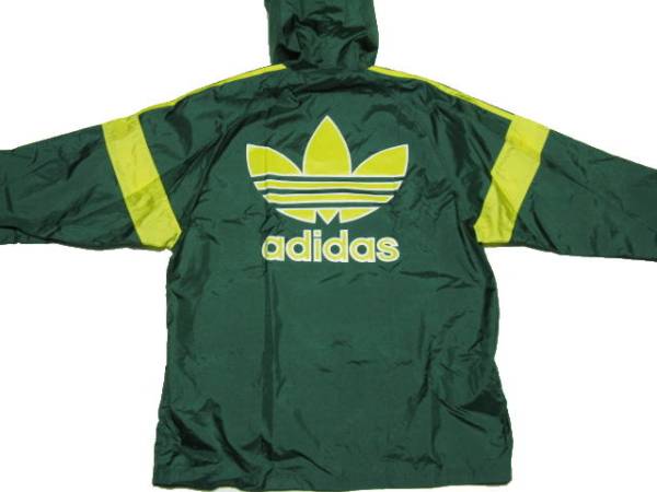 アディダス★ビッグ・トレフォイル ナイロンパーカー L コーチジャケット