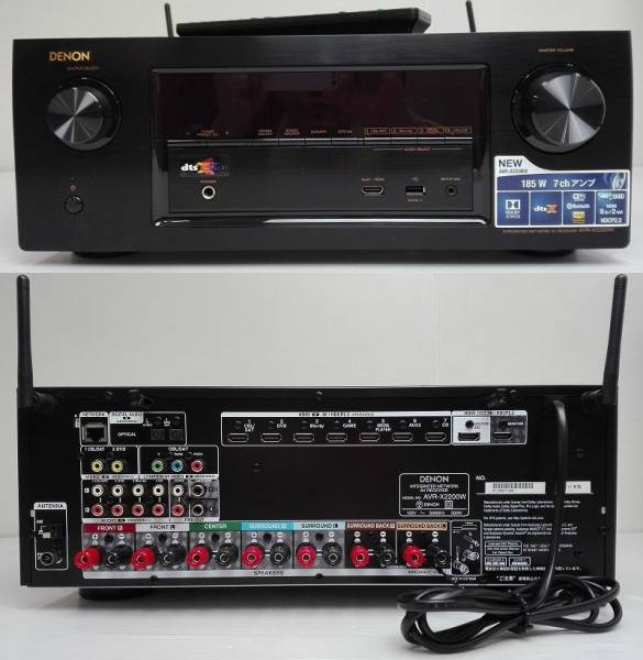 DENON avr-x2200w 7.1chアンプ Amazon.co.jp: Denon AVサラウンド