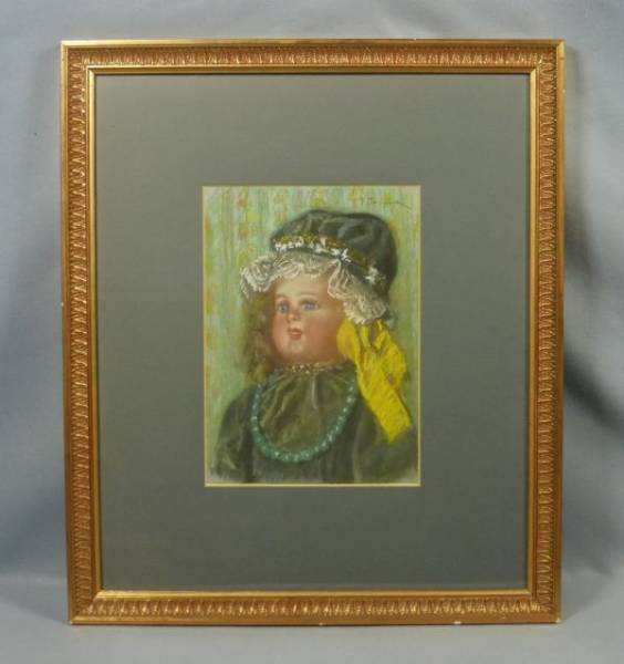 田村孝之介 『フランス人形』 パステル画 5号 3010127U