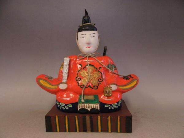郷土玩具336】紀州張子 御坊人形 天神様 21.5cm 日本人形 人形