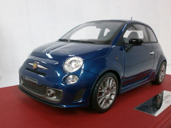 BBR 1/18 フィアット 695 アバルト Tributo Ferrari 2010 Blu Abu Dhabi【50個限定】 (8180-93)