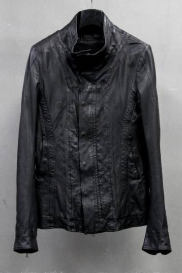 【購入価格：約15万円】JULIUS　ユリウス　レザージャケット ラムレザー 羊革 シングルライダース レザーライダース ライダース 革ジャン ユリウス JULIUS レザージャケット 08秋冬モデル 年末大幅値下げ ラムレザージャケット