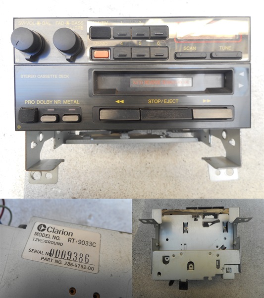 マツダ RX-7 RX7 FC FC3S 純正 オーディオ カセットデッキ ラジオ