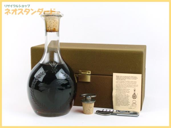 WILD ワイルドターキー ウェッジウッドクリスタル ウイスキー 箱付き