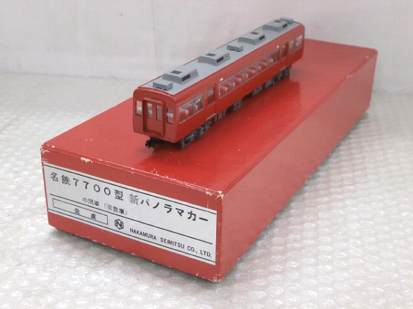 [梱0.1]中村精密 HOゲージ 名鉄 7700型 パノラマカー 中間車(奇数車)