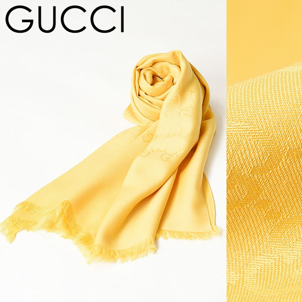 新品 GUCCI グッチ ストール マフラー 定価 43150円 グッチシマ GG柄