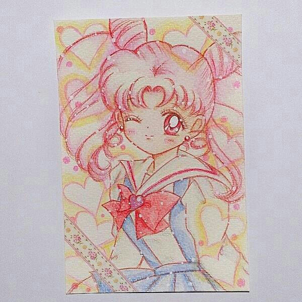 セーラームーン 同人 手描きイラスト ちびうさ セーラーちびムーン ポストカード 手描きイラスト 売買されたオークション情報 Yahooの商品情報をアーカイブ公開 オークファン Aucfan Com